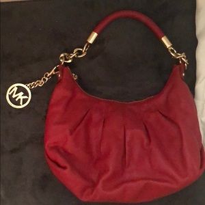 Red Michael Kors Shoulder Bag